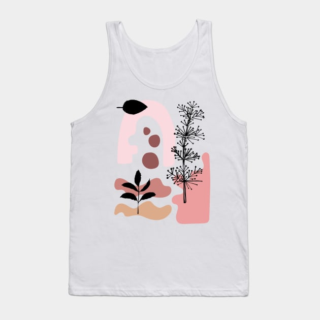 Tropical Abstract Tank Top by SWON Design